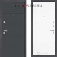 Лабиринт ART графит 07 Белое дерево