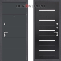 Лабиринт ART графит 01 Венге стекло белое
